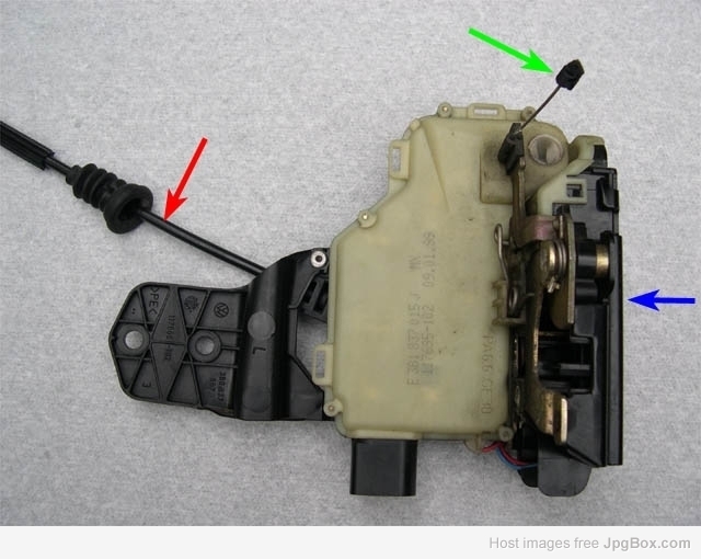 VW Door Lock Mechanism