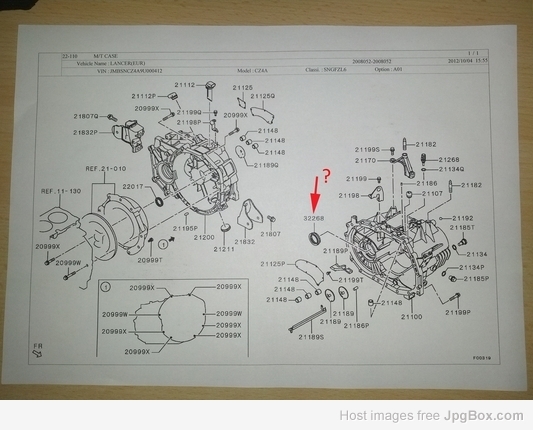 2008 Mitsubishi Lancer Evolution X Gearbox