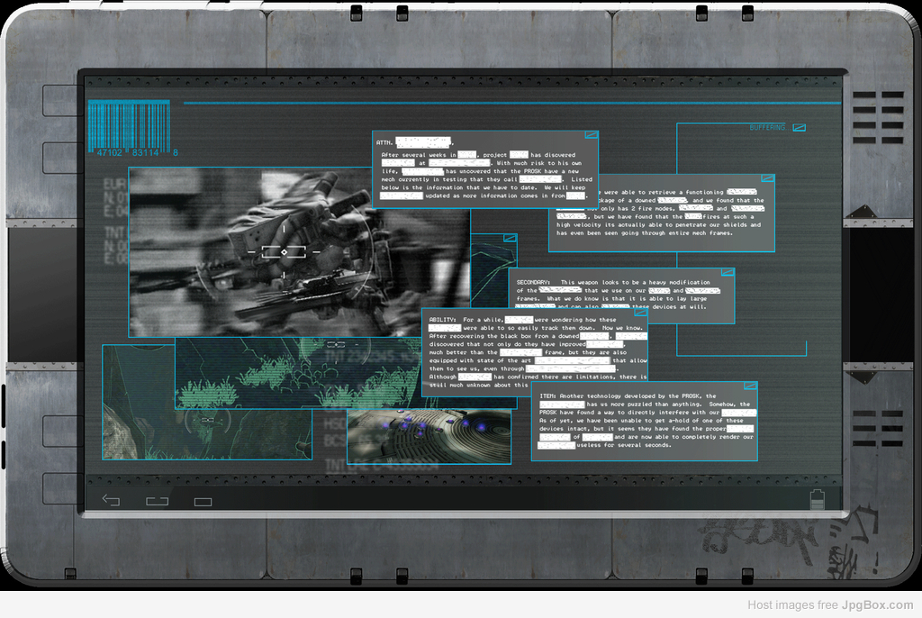 Mystery mech teaser from PlayHawken.com
