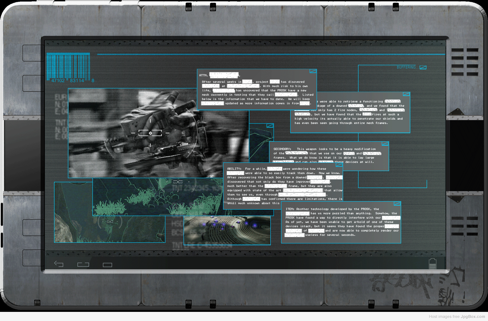 Mystery mech teaser from PlayHawken.com