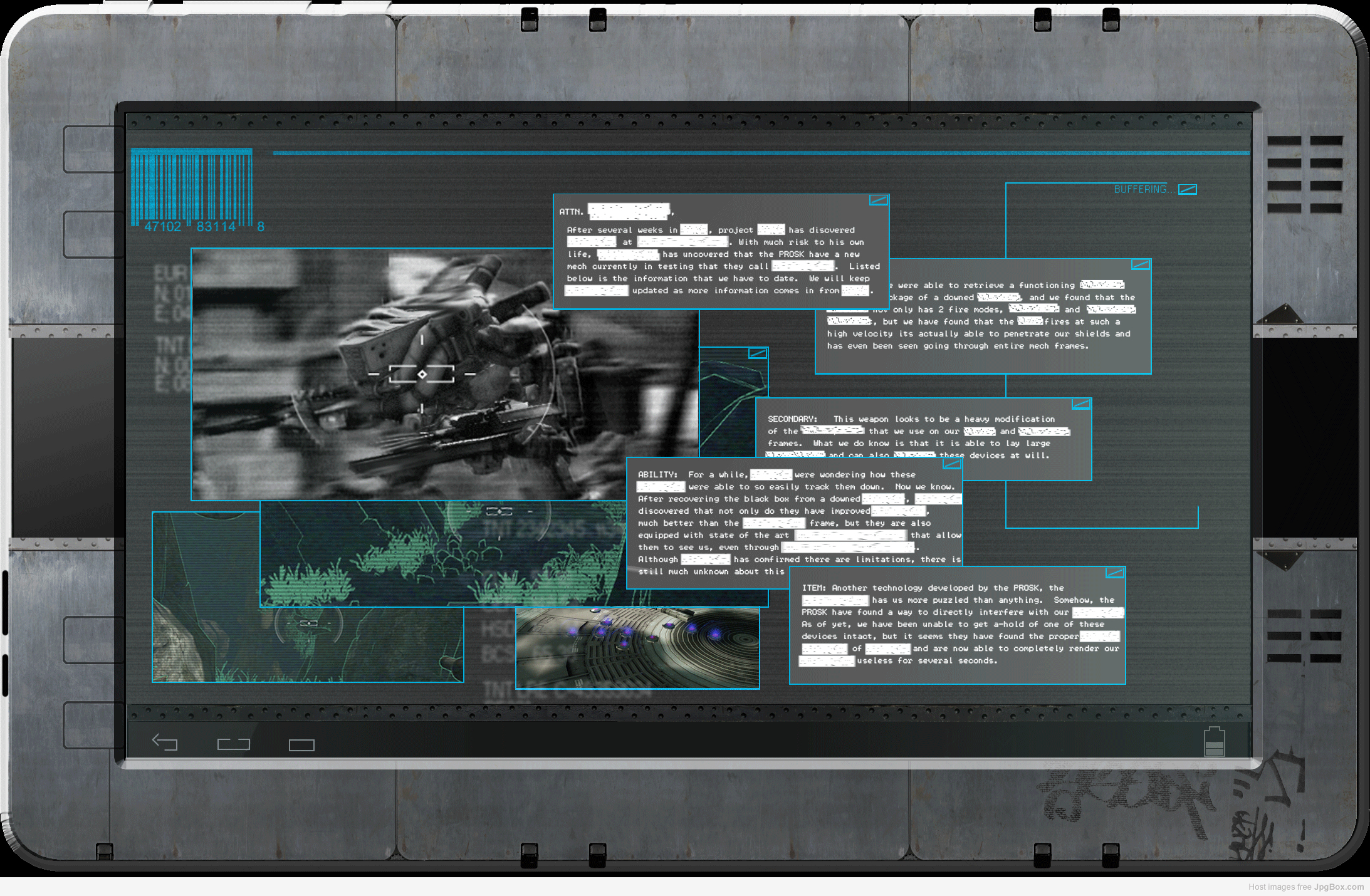 Mystery mech teaser from PlayHawken.com