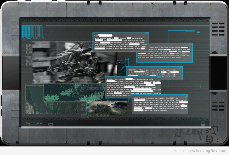 Mystery mech teaser from PlayHawken.com