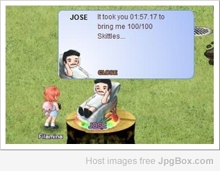 Skittles record time B.