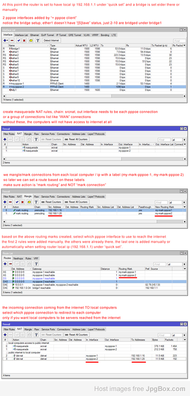 Mikrotik Setup Multiple ISP