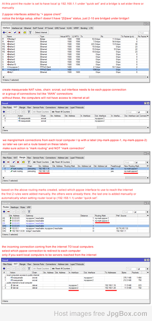 Mikrotik Setup Multiple ISP