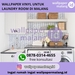 WALLPAPER VINYL UNTUK LAUNDRY ROOM DI MALANG