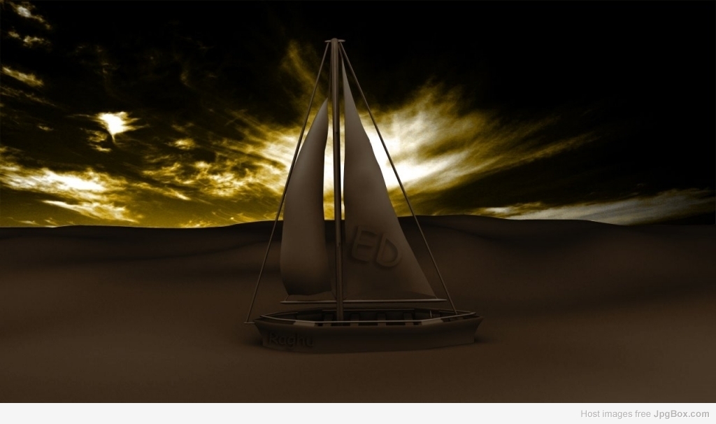 Boat in Desert