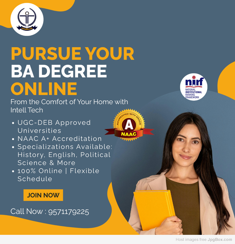 UGC Approved Online Degree Courses in India – BA Made Simple with Intell Tech