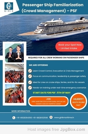 Passenger Ship Familiarization Course - Girik Maritime Academy