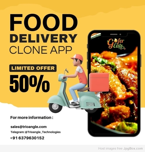Launch Your Food Delivery App Like UberEats – 50% OFF!