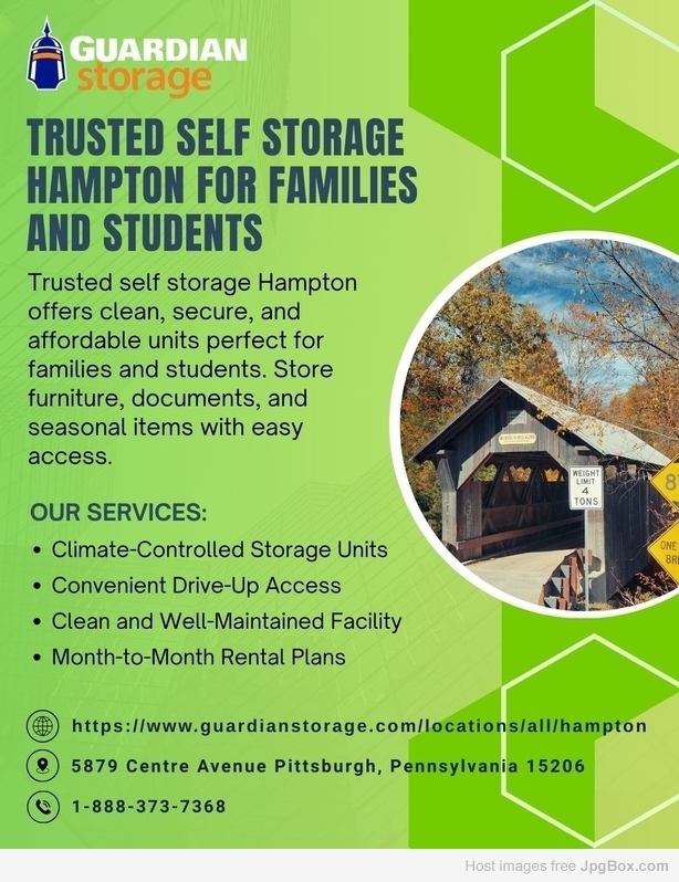 Trusted self storage Hampton offers clean, secure