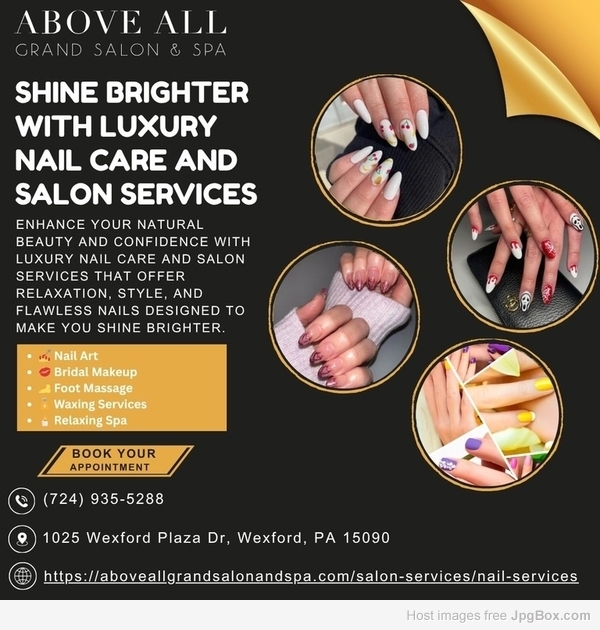 Shine Brighter with Luxury Nail Care and Salon Services