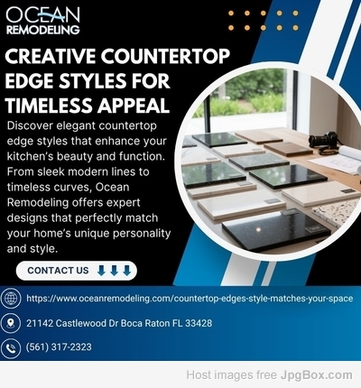 Creative Countertop Edge Styles for Timeless Appeal