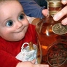 Baby and whisky