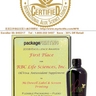 RBC Life Sciences的OliViva Antioxidant Supplement獲得2008年度包裝設計獎第一名（2008 Excellences Awards， First Place）