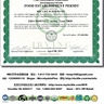 美國德州歐文市（Irving）政府授予RBC Life Sciences生產食品許可權（Food Establishment Permit）,證件號碼（Permit Number: FP-1020584）