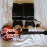 PS3 console and ps3guitar
