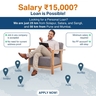  Personal Loan with Salary ₹15,000 – Dravyam Fintech Pvt. Ltd.